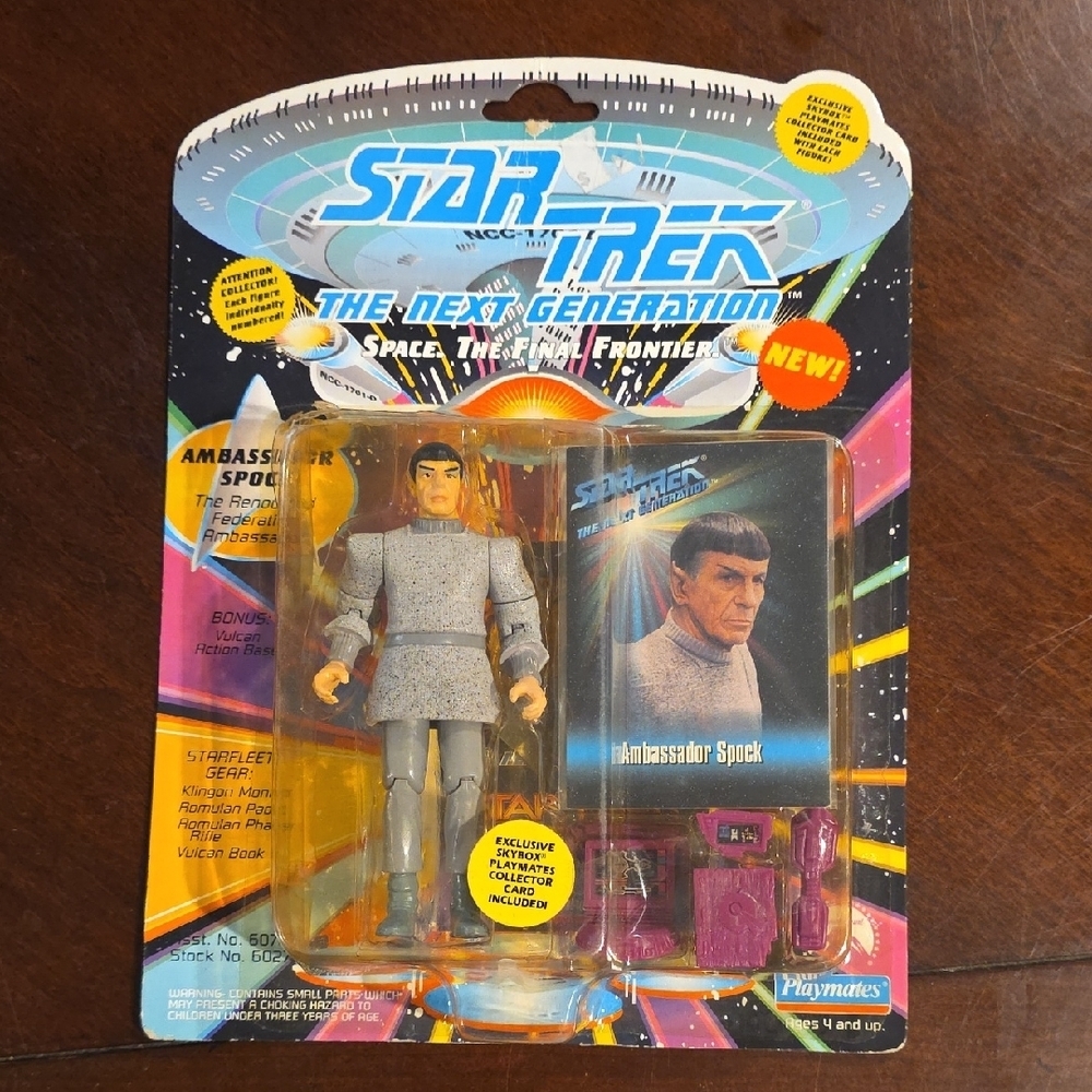 Star Trek  The Next Generation Ambassador Spock Action Figure Plus Card